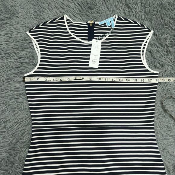 Draper James Striped Sleeveless Dress Size Medium NWT - Picture 7 of 9